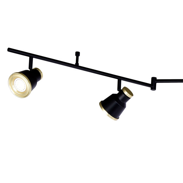 Mercer41 Cotten 82'' 6 Light Swing Arm Track Lighting Track Kit with